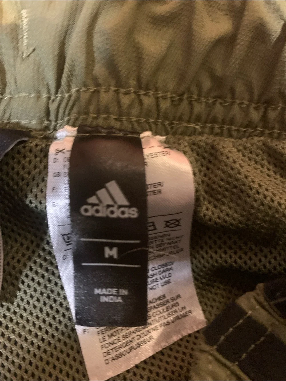 adidas Green Track Pants with Black Stripes - Picture 3 of 9